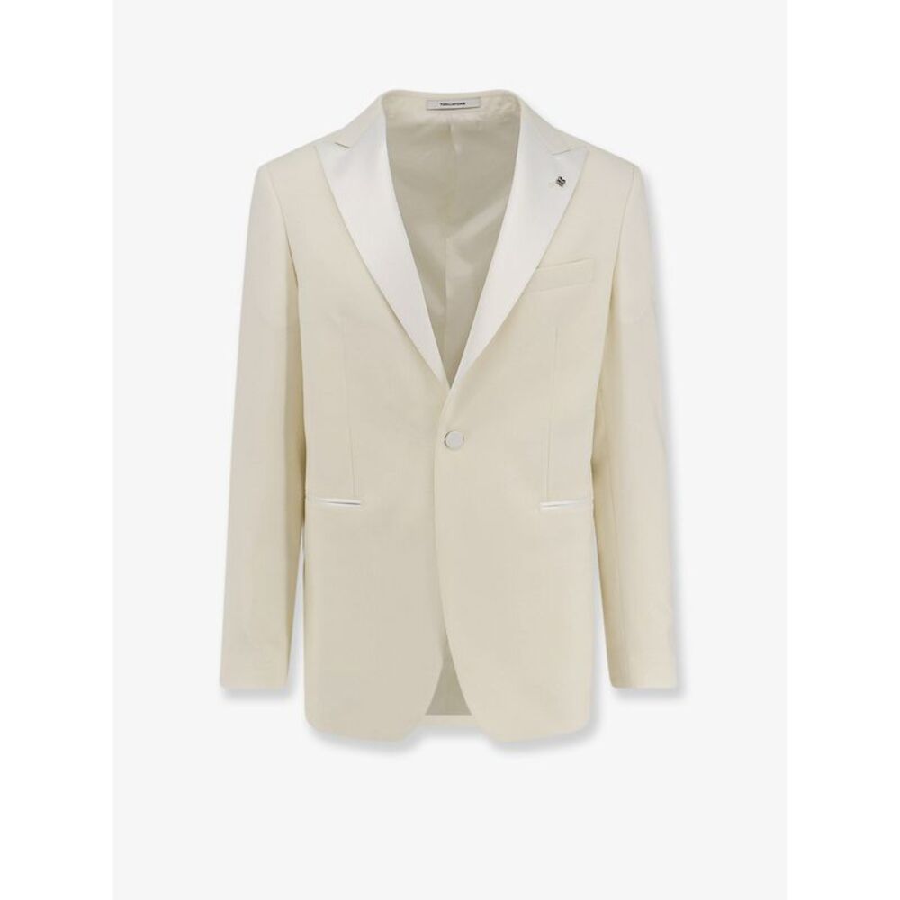 Tagliatore Men Tuxedo Virgin Wool Blazer